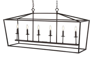 Pagoda Lantern Metal LED Pendant